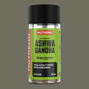 Ashwagandha KSM-66 Nutrend - 60 caps - Shop Diététique Réunion 974