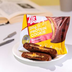 Protein Cookie FitSp 20g protein, Banana, 10x70g