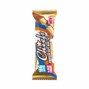 Barres protéinées Chiefs SOFT Peanut Caramel 🥜 - 16g protéines, sans sucre ajouté - Pack 15 x 55g