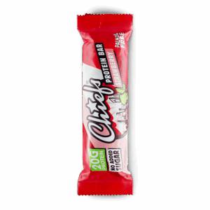 Barres protéinées Chiefs Fraise 🍓 - 20g protéines, sans sucre ajouté - Pack 12 x 55g