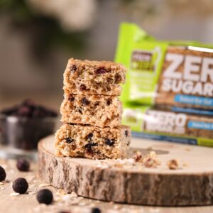 Barres d'avoine sans gluten RiceUP! aux myrtilles et sans sucres ajoutés, 70 g x12