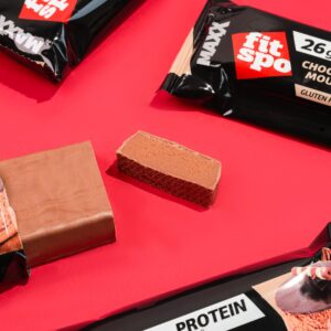Protein bar FitSpo Maxx 26g protein, Choco mousse, 12x75g