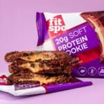 Cookies protéinés FitSpo Vanille 🍪 - 20g protéines, base avoine - 10x 70g