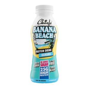CHIEFS Protein Drink – 26g de Protéines, Sans Lactose ; Sans Sucres Ajoutés – 330ml — Banane