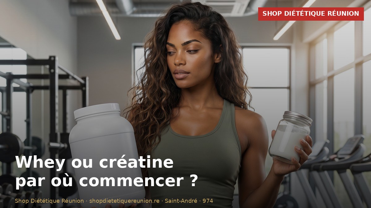 Whey ou créatine : laquelle choisir en premier ? (Guide La Réunion)
