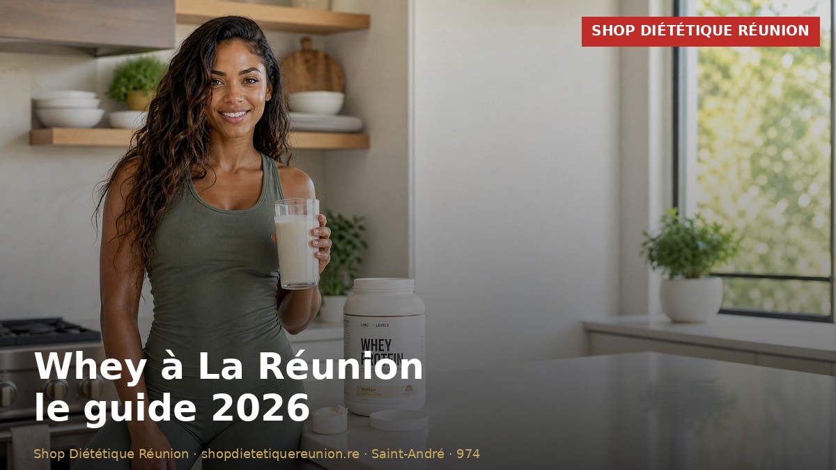 Protéine Réunion (974) : où acheter sa whey en 2026 — le guide complet