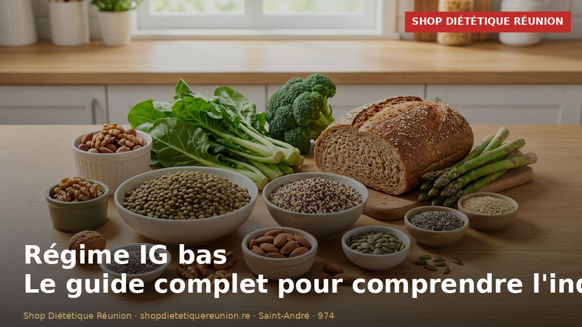 Le régime IG bas (index glycémique) : guide complet