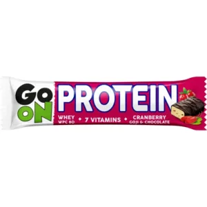 Barre protéinée Go On Cranberry 50g - Pack de 24