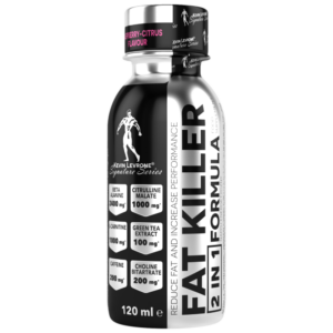 Kevin Levrone Fat Killer Shot 2in1 120ml - Raspberry Citrus - Pack de 12 - Shop Diététique Réunion 974
