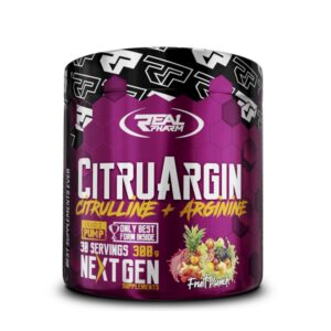 Real Pharm CitruArgin 300 g — Citrulline + Arginine — Blue Raspberry