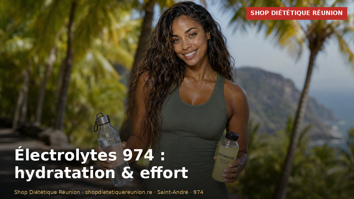 Électrolytes à La Réunion : hydratation et effort (974)