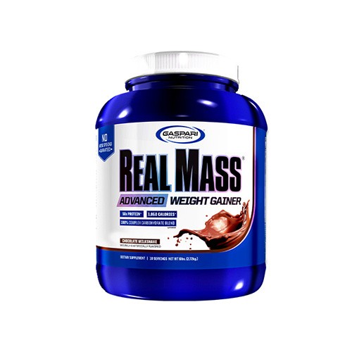 Real Mass Gaspari Nutrition 2,72 kg Chocolate Milkshake Gaspari Nutrition Real Mass 2,72 kg saveur milkshake au chocolat