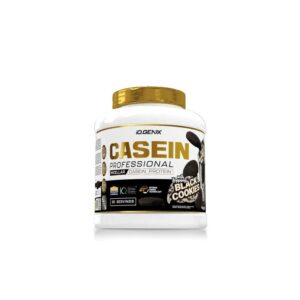 iO.Genix Caséine Professional 900 g Original Black Cookies - pot de protéine caséine micellaire