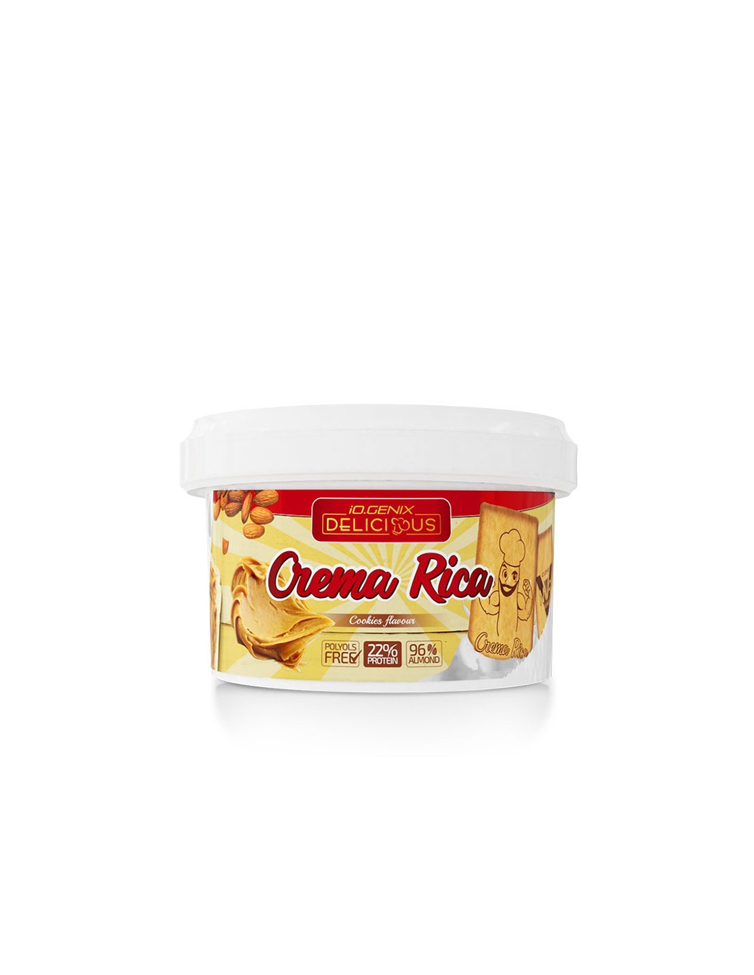 iO.Genix Crema Rica 250 g - Cookies iO.Genix Crema Rica 250 g Cookies - creme d amande protéinée