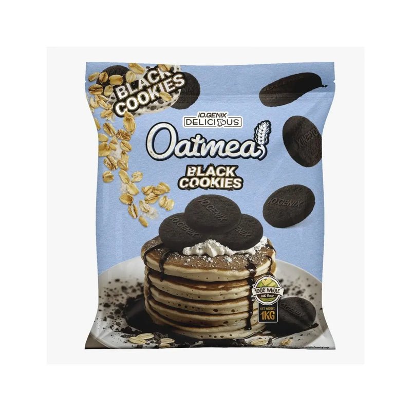iO.Genix Delicious Oatmeal 1 kg Black Cookies iO.Genix Delicious Oatmeal 1 kg saveur Black Cookies