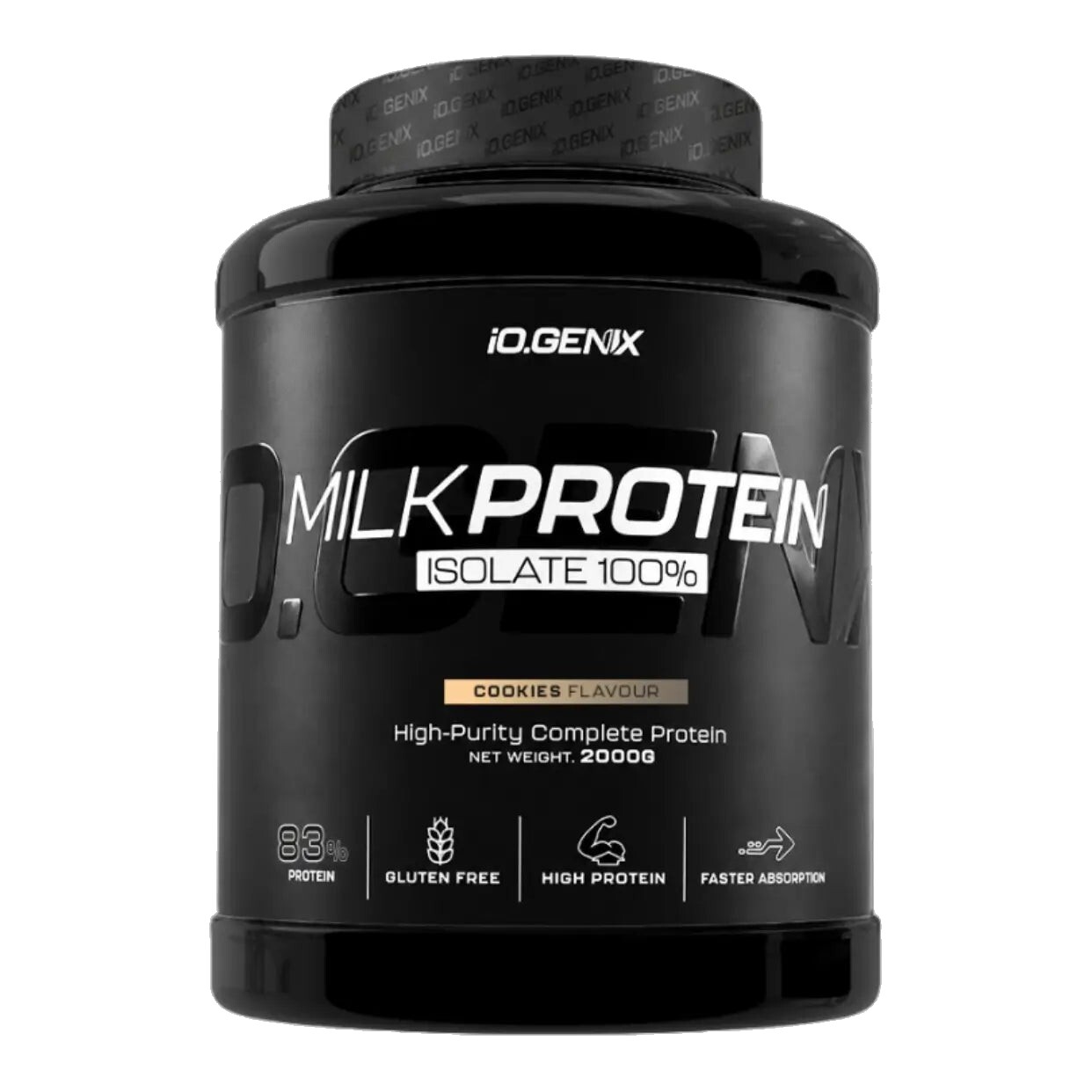 iO.Genix Milk Protein Isolate 2 kg Cookies iO.Genix Milk Protein Isolate 2 kg saveur Cookies
