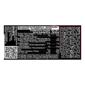 iO.Genix Sauce Ketchup & chili doux Gourmet Selection 250 ml – tableau nutritionnel