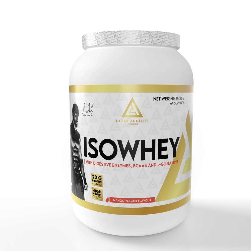 Lazar Angelov Nutrition Iso Whey 1,6 kg Mangue Lazar Angelov Nutrition Iso Whey 1,6 kg Mangue