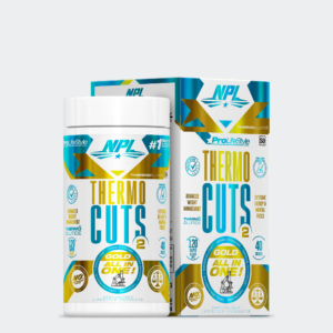 NPL Thermo Cuts² Gold 120 capsules, flacon et boîte