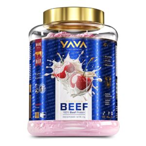 Yava Labs Premium 100 % Beef Protein 2 kg - Cerise
