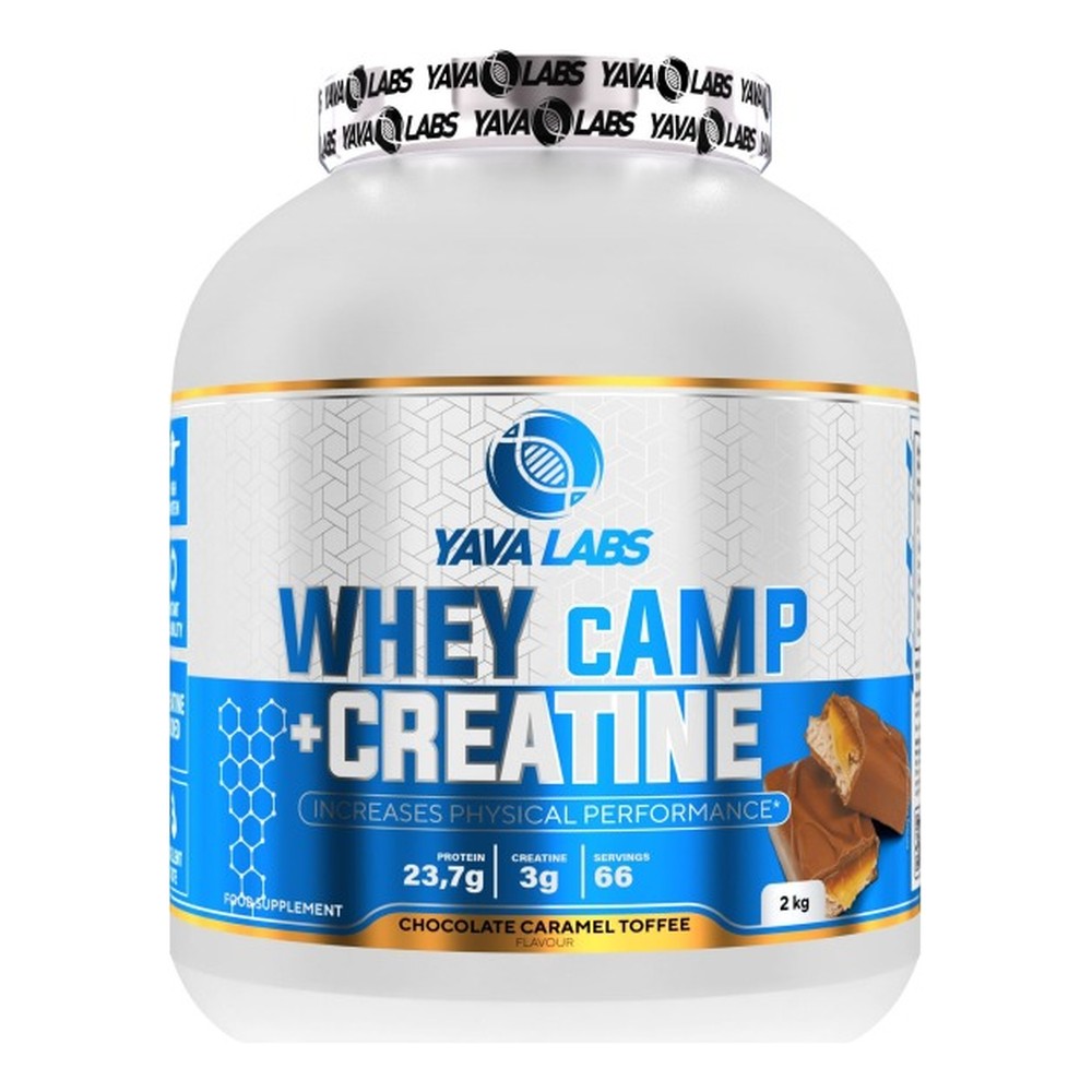 Yava Labs Whey cAMP + Créatine 2 kg - Choco caramel toffee Yava Labs Whey cAMP + Créatine 2 kg - Choco caramel toffee